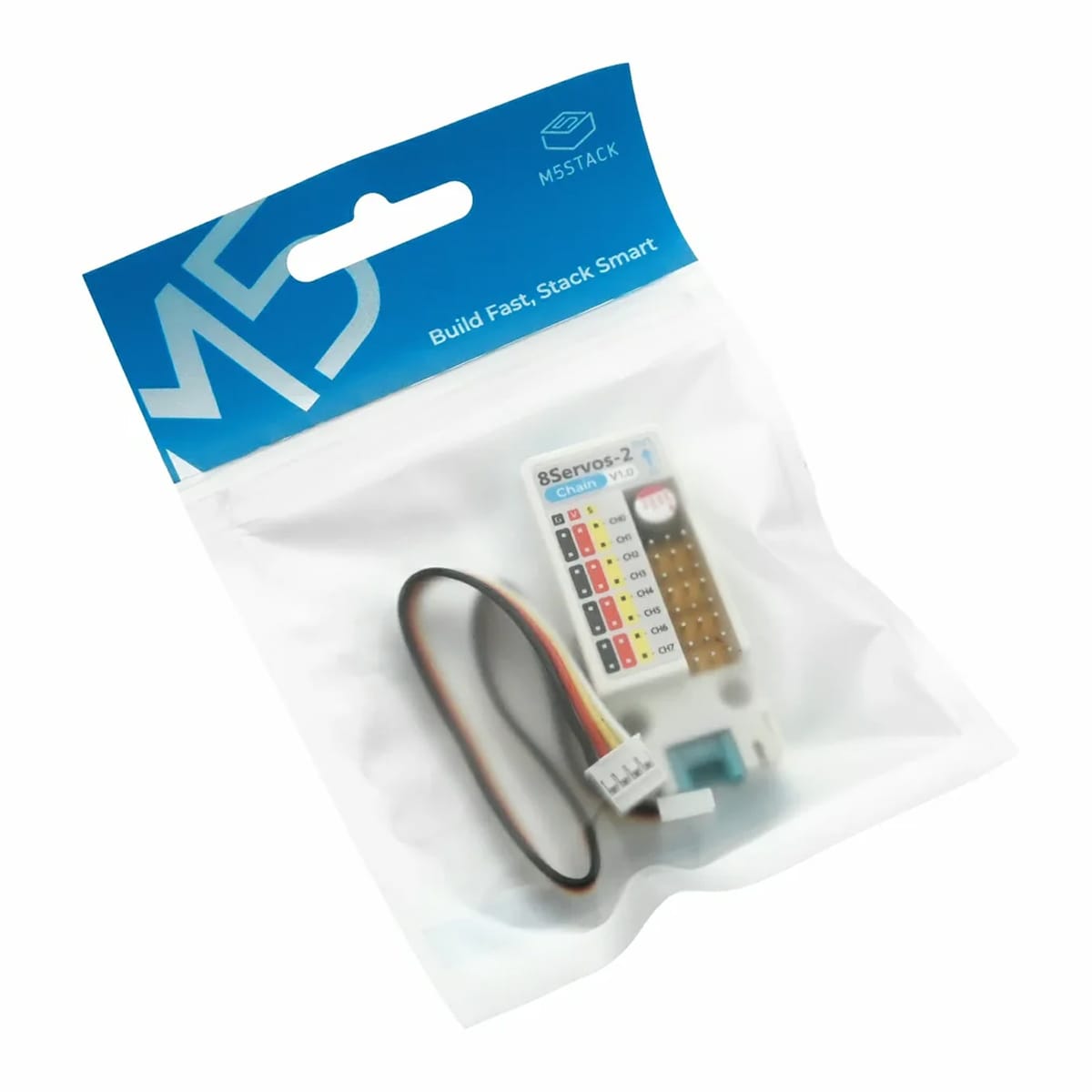 8-Channel Servo2 Chain (STM32G031) by M5Stack - The Pi Hut