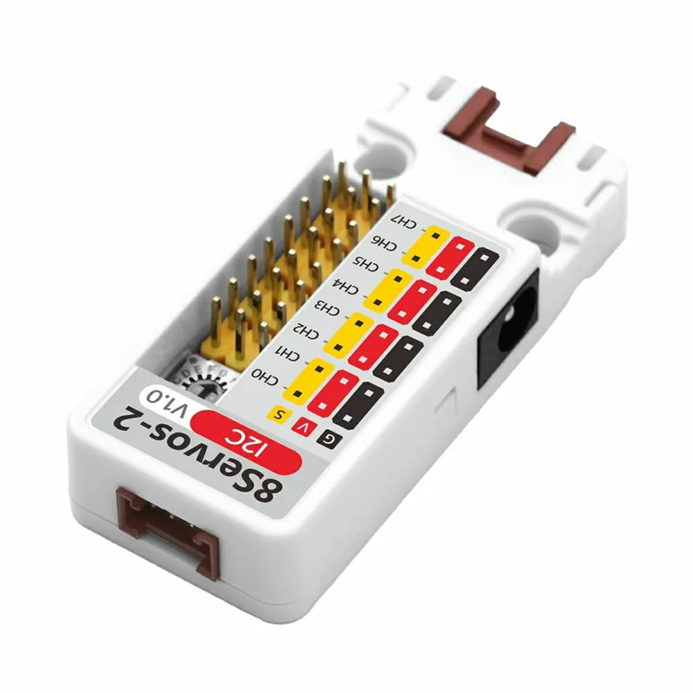 8-Channel Servo2 I2C Unit (STM32G031) by M5Stack - The Pi Hut