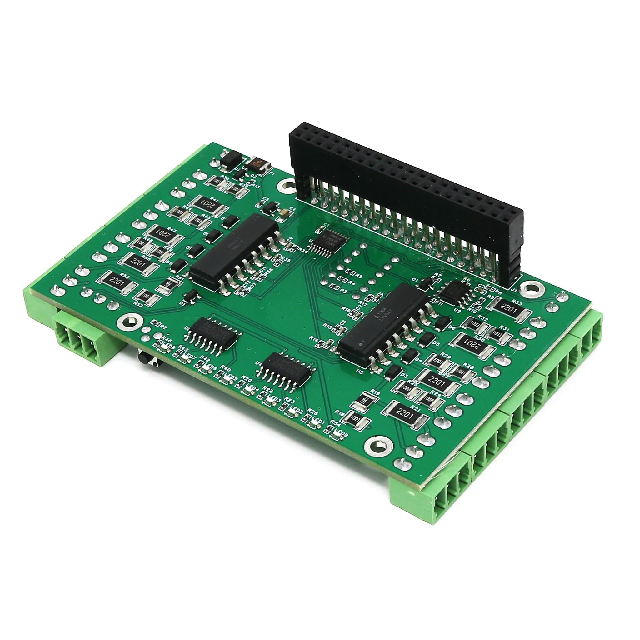 8 HV Digital Inputs 8-Layer Stackable HAT for Raspberry Pi - The Pi Hut