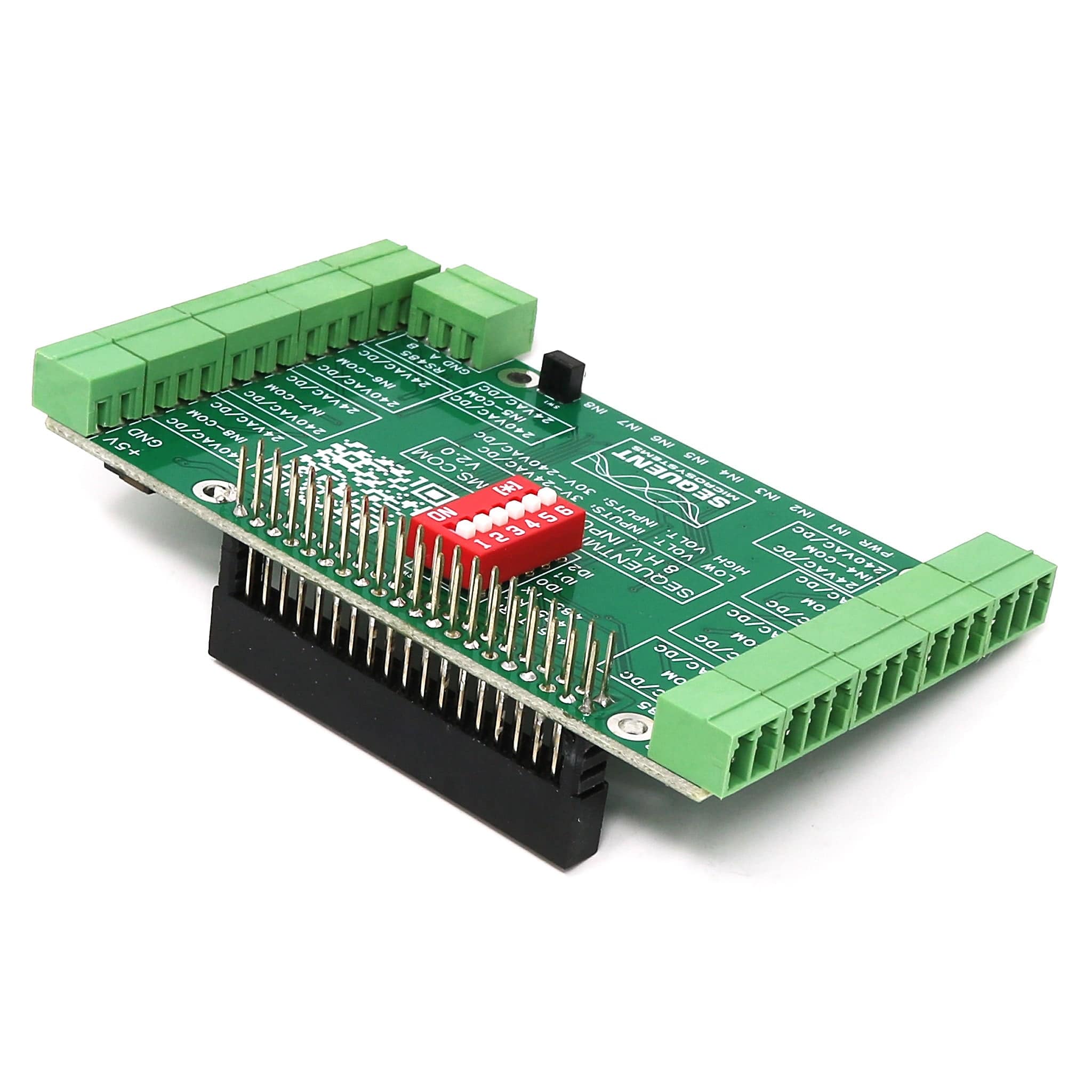 8 HV Digital Inputs 8-Layer Stackable HAT for Raspberry Pi | The