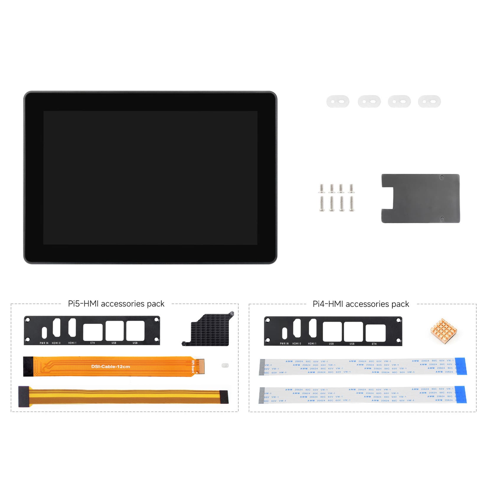 8" IPS Display + Aluminium Enclosure for Raspberry Pi by Waveshare - The Pi Hut