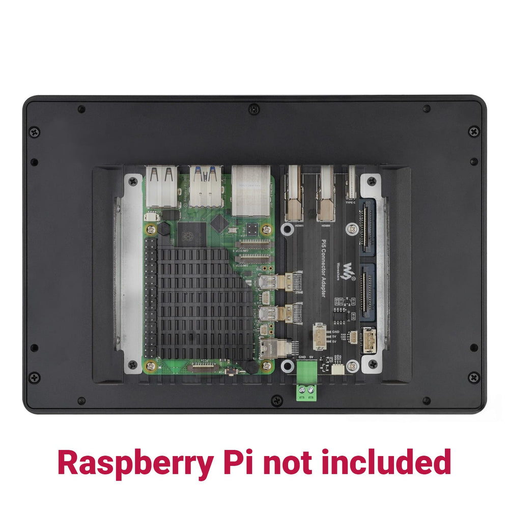 8" IPS Display + Aluminium Enclosure for Raspberry Pi by Waveshare - The Pi Hut