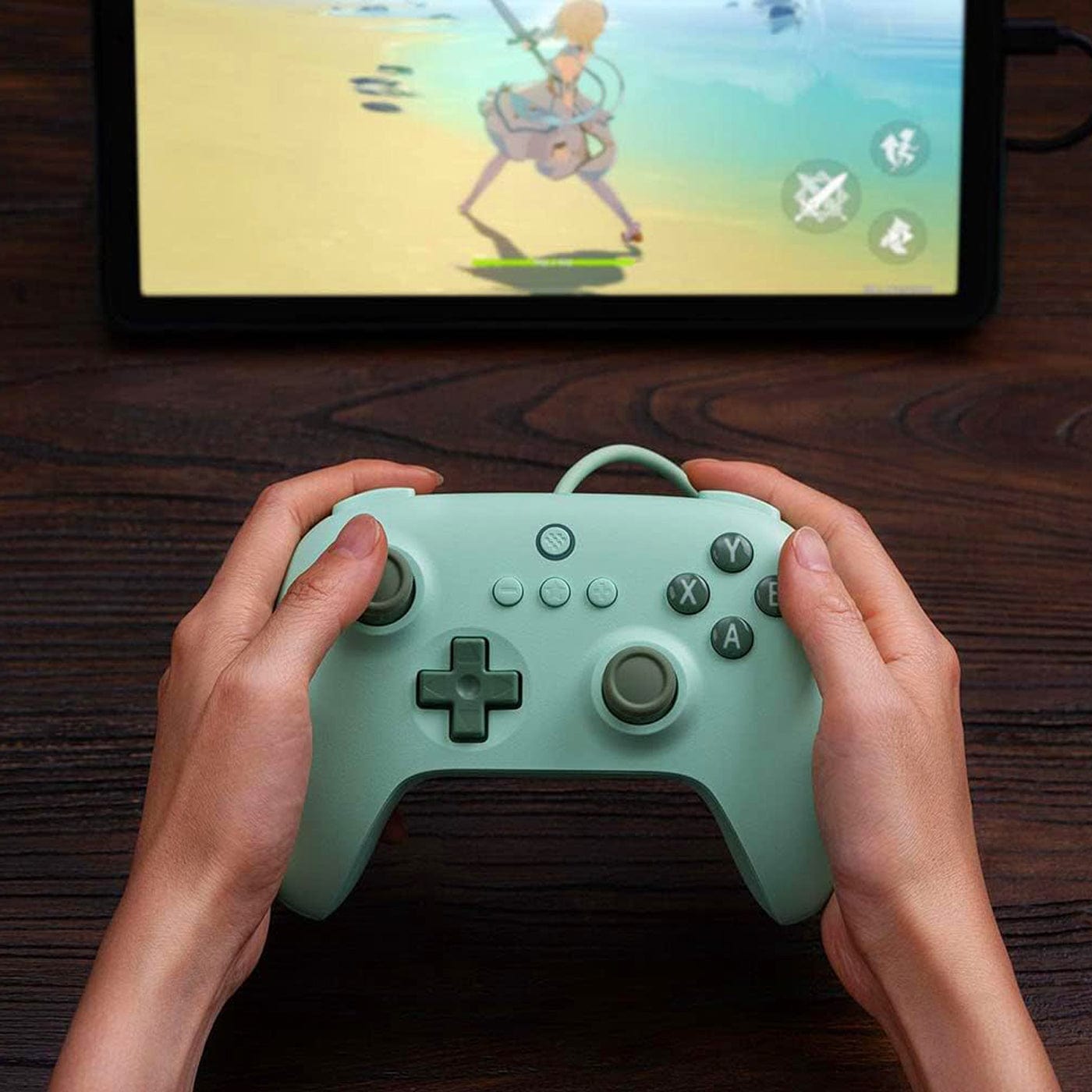 8BitDo Ultimate C Wired Controller (Green) - The Pi Hut