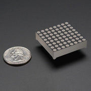 8x8 Ultra Bright Yellow-Orange LED Matrix (KWM-30881CUYB) (Small 1.2") by Adafruit - The Pi Hut