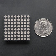8x8 Ultra Bright Yellow-Orange LED Matrix (KWM-30881CUYB) (Small 1.2") by Adafruit - The Pi Hut