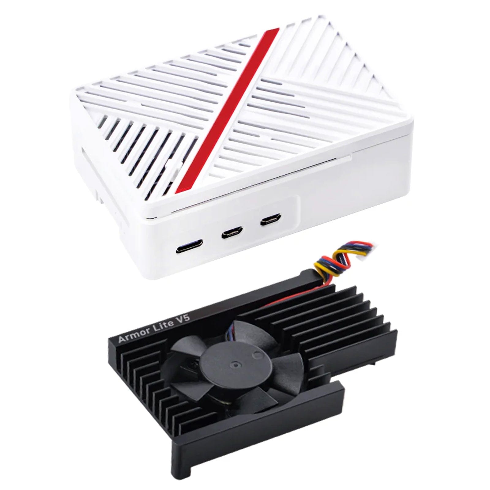 ABS Fan Case for Raspberry Pi 5 - The Pi Hut