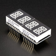 Adafruit 0.54" Quad Alphanumeric FeatherWing Display - Green by Adafruit - The Pi Hut