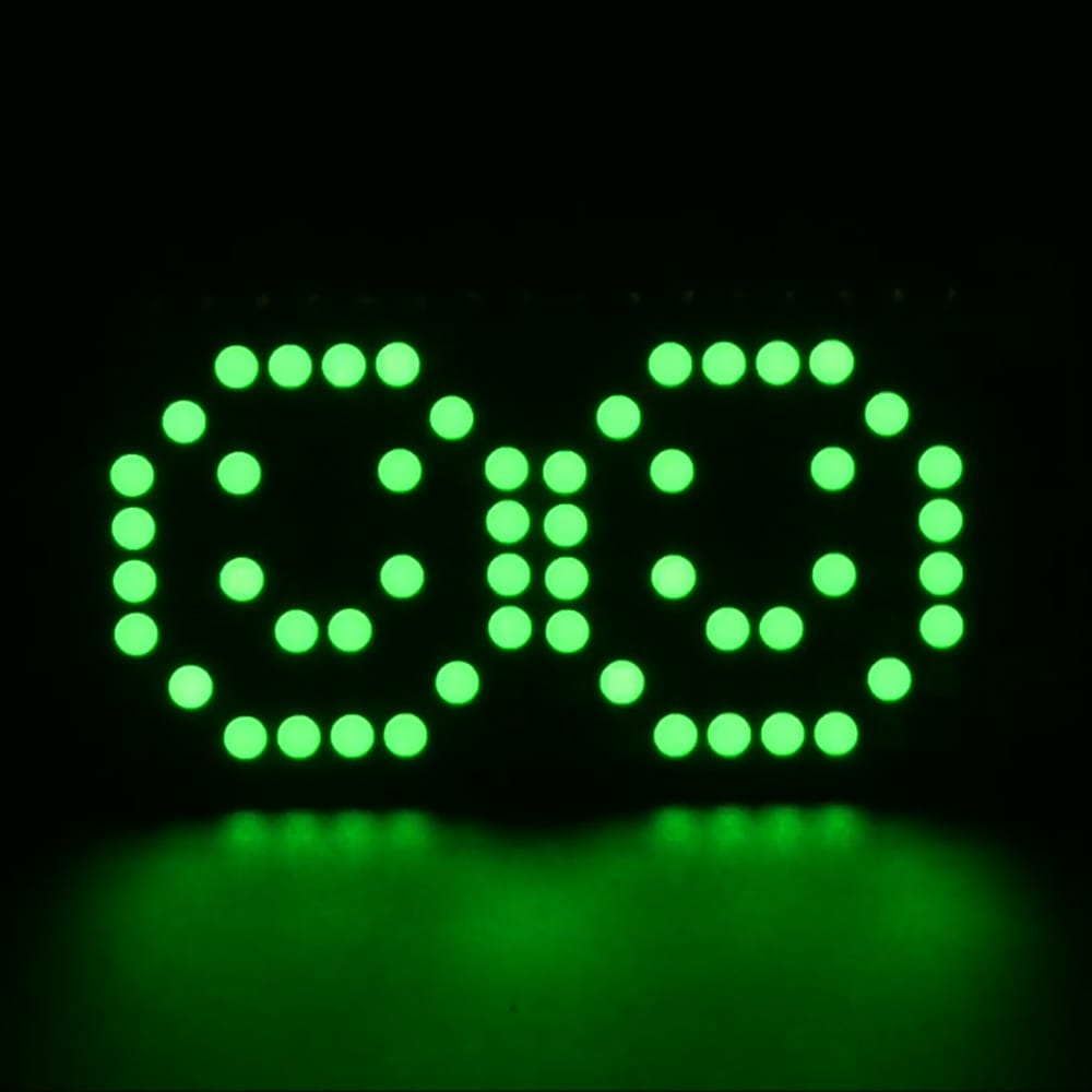 Adafruit 0.8" 8x16 LED Matrix FeatherWing Display Kit - Green by Adafruit - The Pi Hut