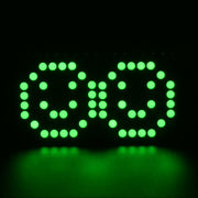 Adafruit 0.8" 8x16 LED Matrix FeatherWing Display Kit - Green by Adafruit - The Pi Hut