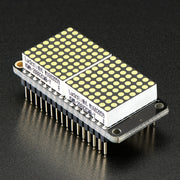 Adafruit 0.8" 8x16 LED Matrix FeatherWing Display Kit - White by Adafruit - The Pi Hut