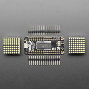 Adafruit 0.8" 8x16 LED Matrix FeatherWing Display Kit - White by Adafruit - The Pi Hut