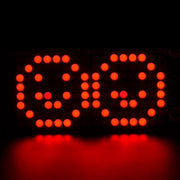Adafruit 0.8" 8x16 LED Matrix FeatherWing Display - Red by Adafruit - The Pi Hut