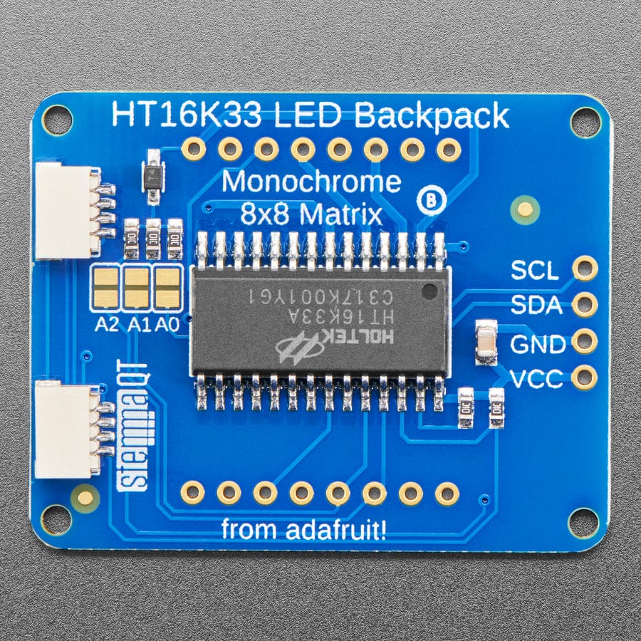 Adafruit 1.2" 8x8 LED Matrix Backpack - The Pi Hut