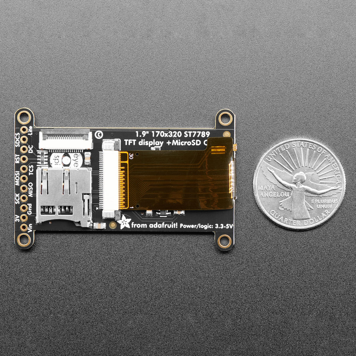 Adafruit 1.9" 320x170 Colour IPS TFT Display (ST7789) by Adafruit - The Pi Hut