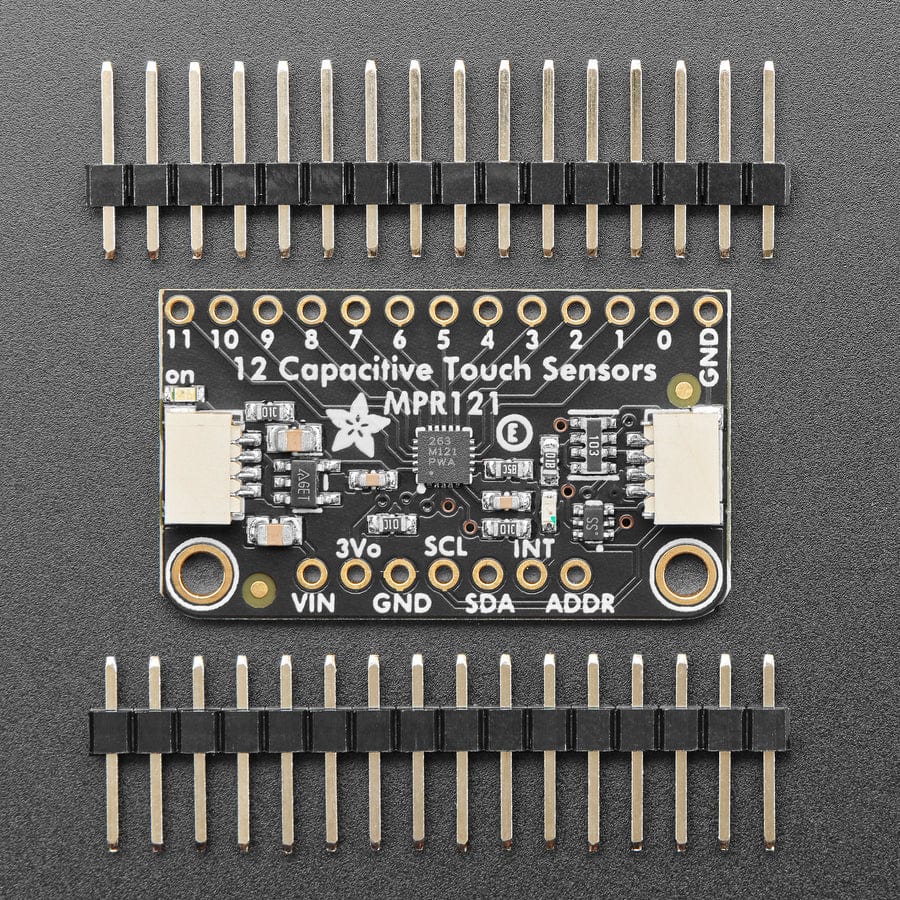 Adafruit 12-Key Capacitive Touch Sensor Breakout - MPR121 (STEMMA QT) - The Pi Hut