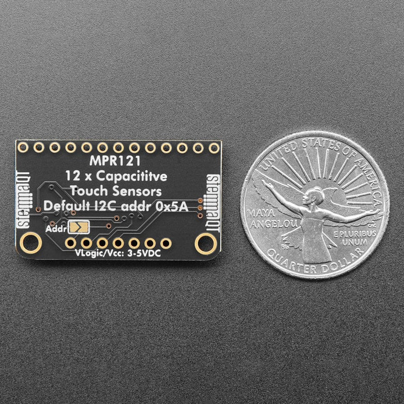 Adafruit 12-Key Capacitive Touch Sensor Breakout - MPR121 (STEMMA QT ...