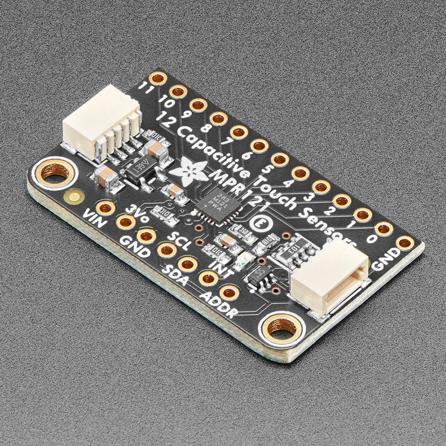 Adafruit 12-Key Capacitive Touch Sensor Breakout - MPR121 (STEMMA QT) - The Pi Hut