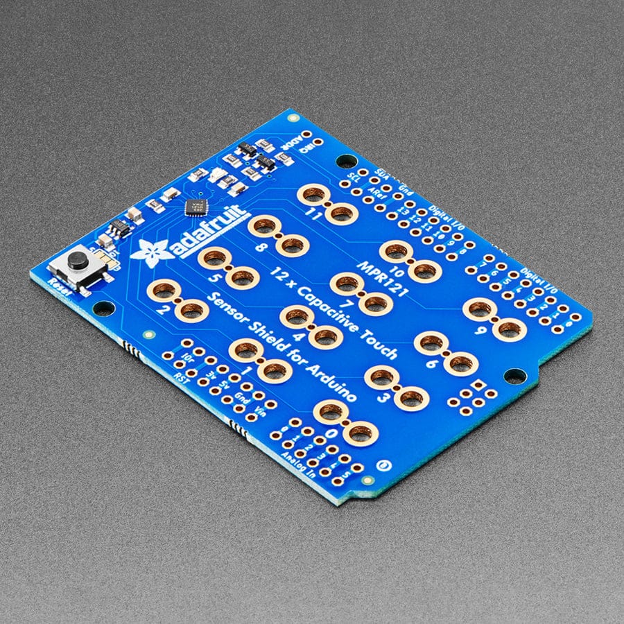 Adafruit 12 x Capacitive Touch Shield for Arduino - MPR121 - The Pi Hut