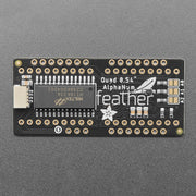 Adafruit 14-Segment Alphanumeric LED FeatherWing by Adafruit - The Pi Hut