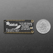 Adafruit 15x7 CharliePlex LED Matrix Display FeatherWing - Red by Adafruit - The Pi Hut
