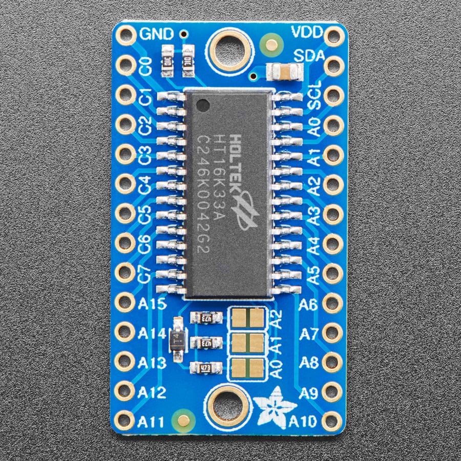 Adafruit 16 x 8 LED Matrix Driver Backpack -  HT16K33 Breakout