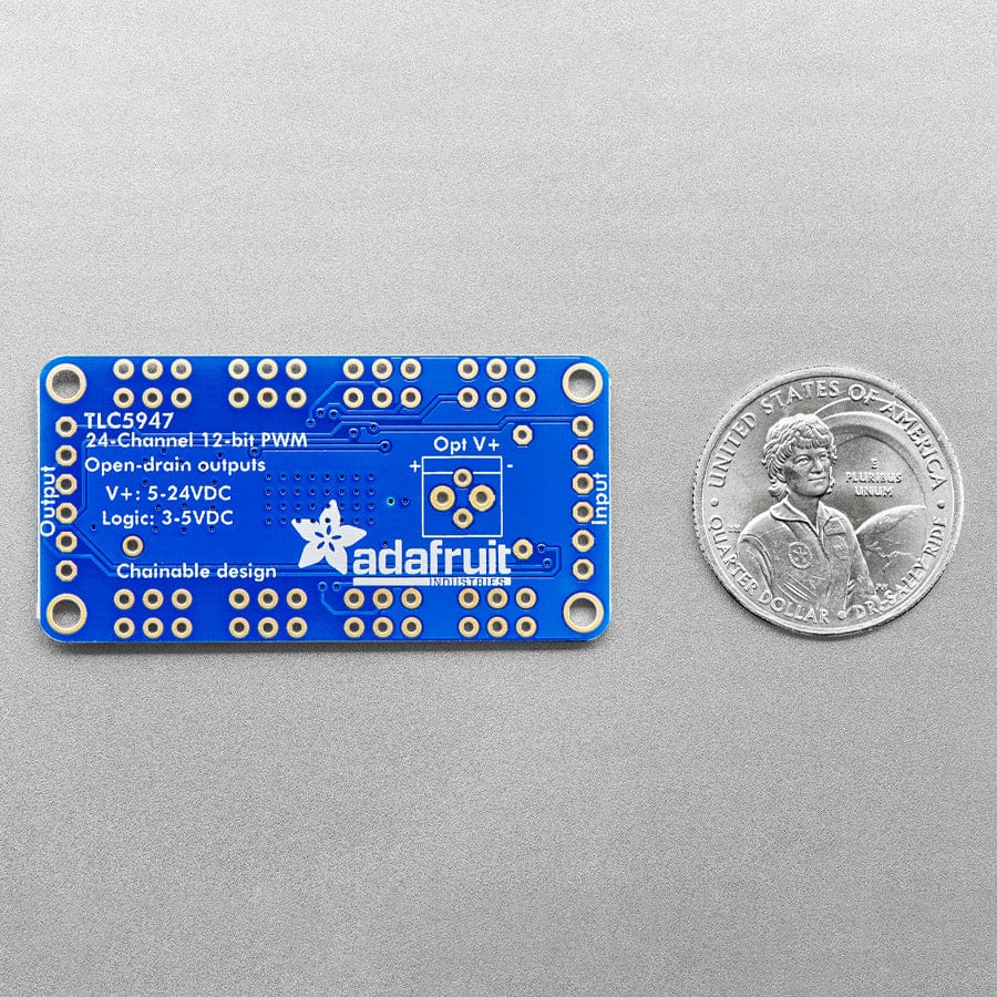 Adafruit 24-Channel 12-bit PWM LED Driver - SPI Interface (TLC5947)