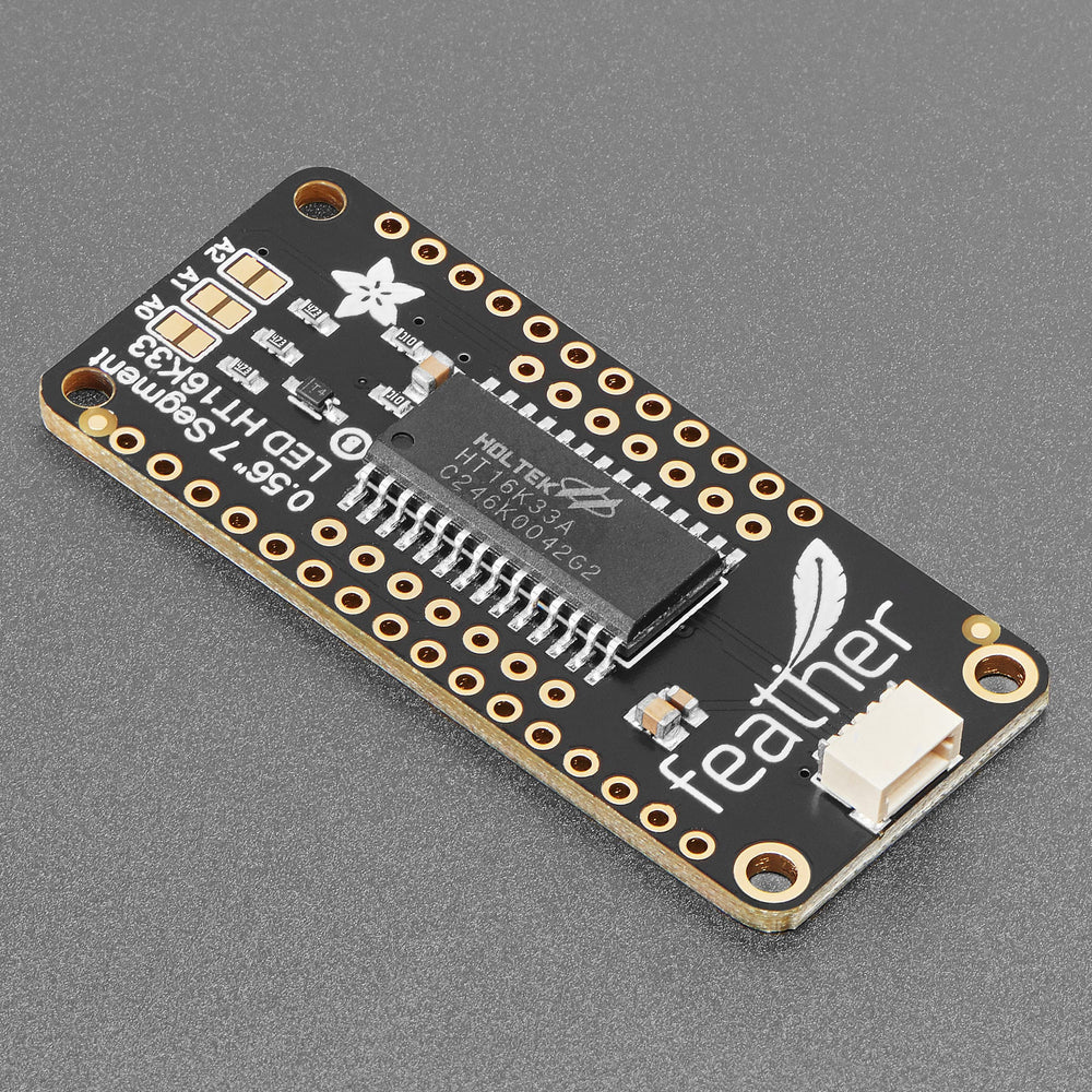 Adafruit 4-Digit 7-Segment LED Matrix Display FeatherWing by Adafruit - The Pi Hut