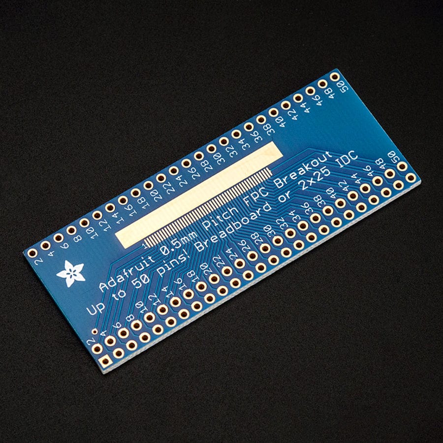 Adafruit 50 pin 0.5mm pitch FPC Adapter - The Pi Hut