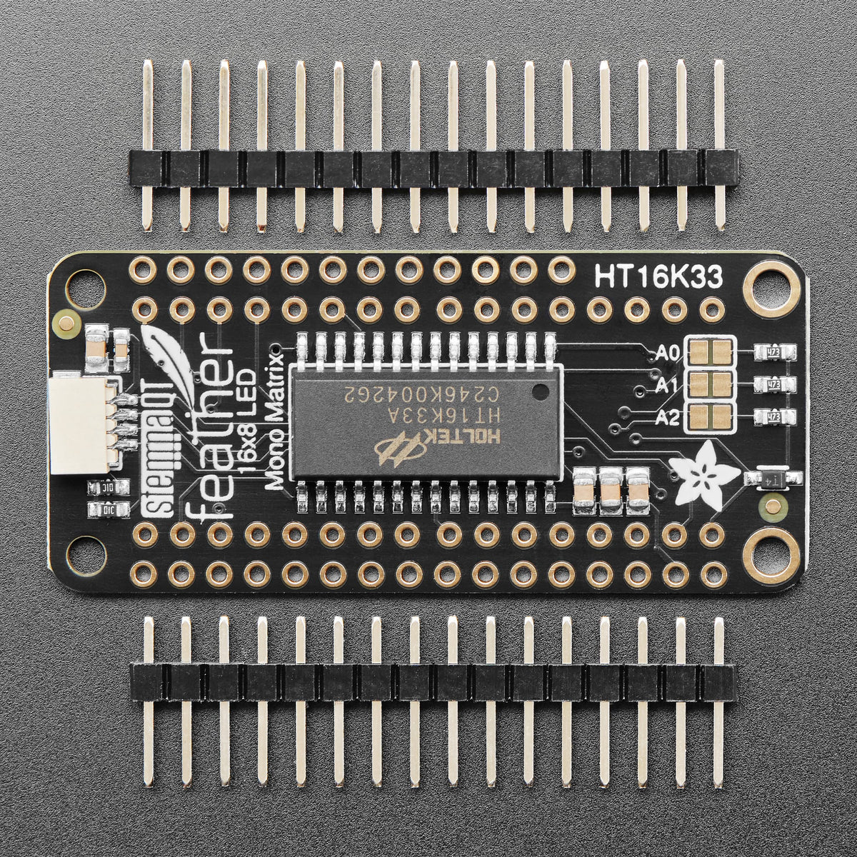 Adafruit 8x16 LED Matrix FeatherWing w/o Matrices by Adafruit - The Pi Hut
