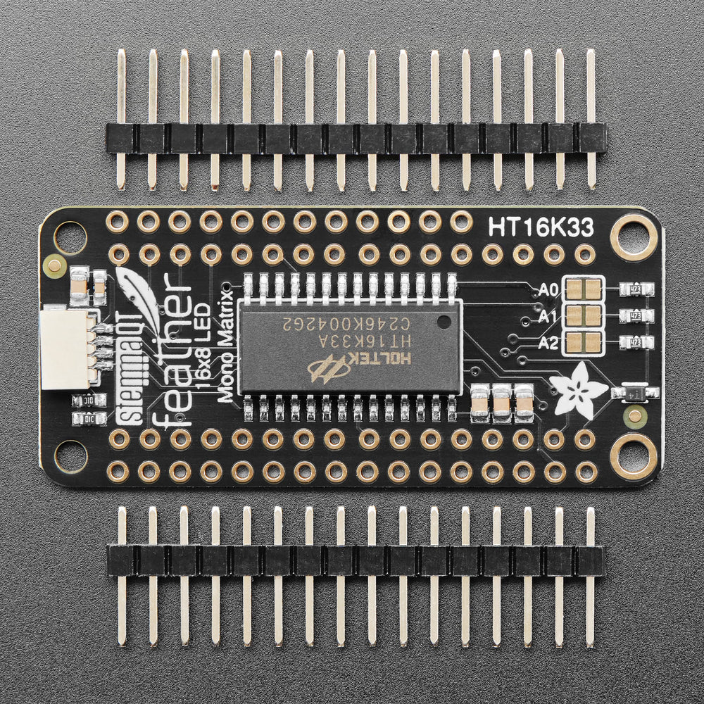 Adafruit 8x16 LED Matrix FeatherWing w/o Matrices by Adafruit - The Pi Hut