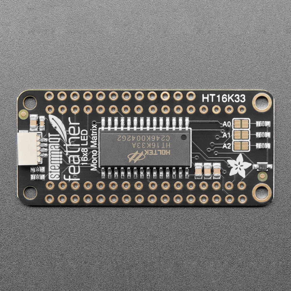 Adafruit 8x16 LED Matrix FeatherWing w/o Matrices by Adafruit - The Pi Hut