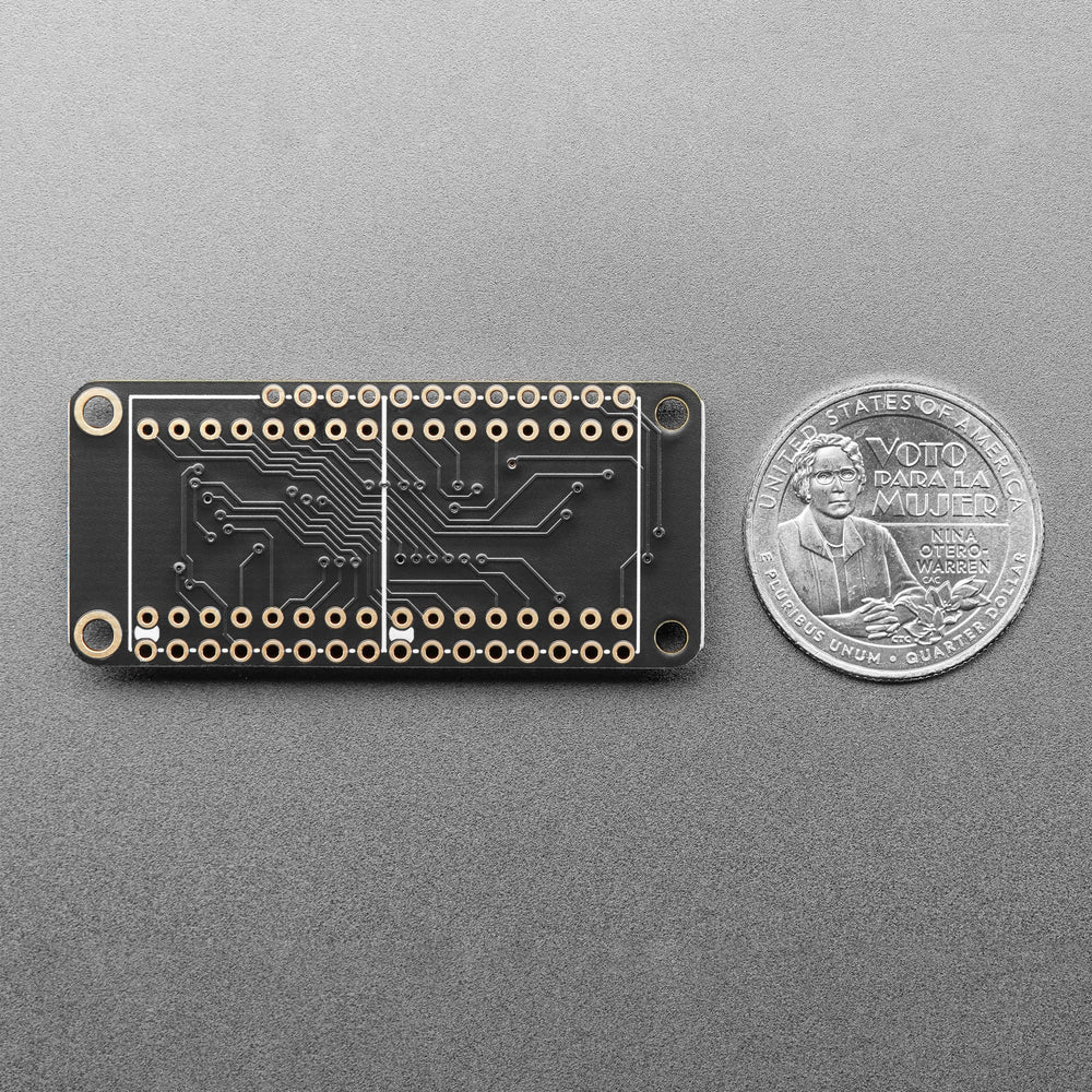 Adafruit 8x16 LED Matrix FeatherWing w/o Matrices by Adafruit - The Pi Hut