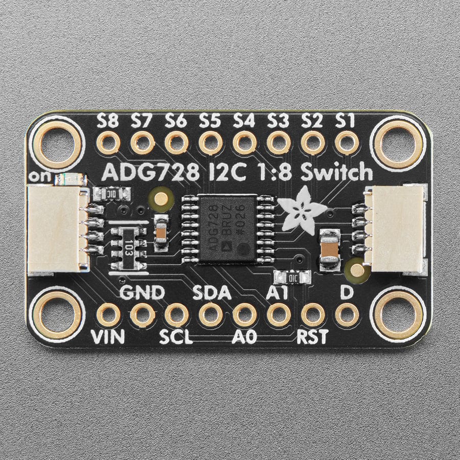 Adafruit ADG728 1-to-8 Analogue Matrix Switch - Stemma QT - The Pi Hut