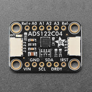 Adafruit ADS122C04 24-Bit ADC - 4 Channel 2-kSPS by Adafruit - The Pi Hut