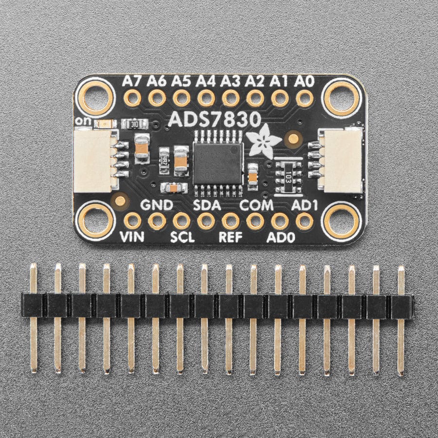 Adafruit ADS7830 8-Channel 8-Bit ADC with I2C - STEMMA QT / Qwiic - The Pi Hut