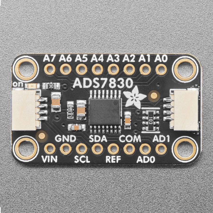 Adafruit ADS7830 8-Channel 8-Bit ADC with I2C - STEMMA QT / Qwiic - The Pi Hut