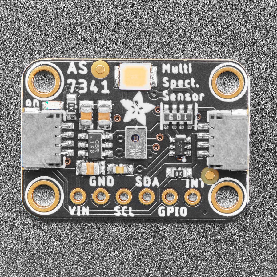 Adafruit AS7341 10-Channel Light / Colour Sensor Breakout (STEMMA QT / Qwiic) - The Pi Hut