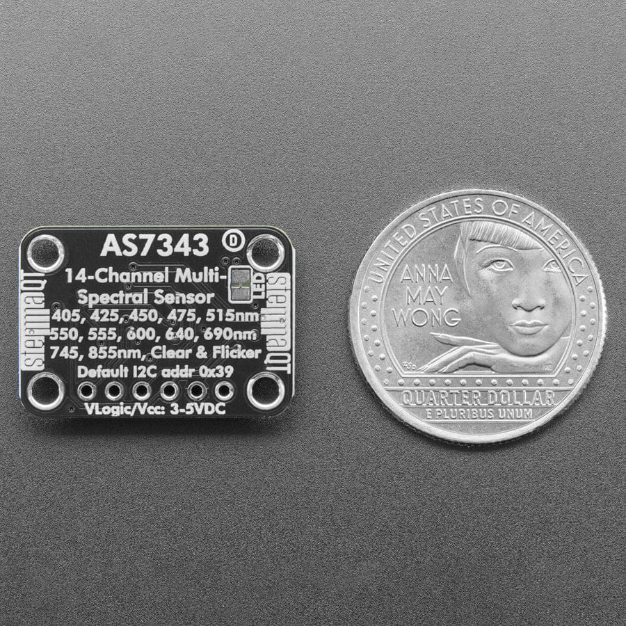 Adafruit AS7343 14-Channel Light / Colour Sensor Breakout by Adafruit - The Pi Hut