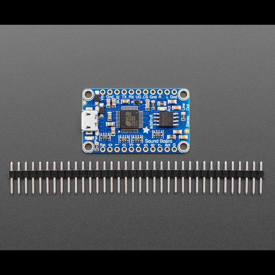 Adafruit Audio FX Mini Sound Board - WAV/OGG Trigger - 2MB Flash by Adafruit - The Pi Hut