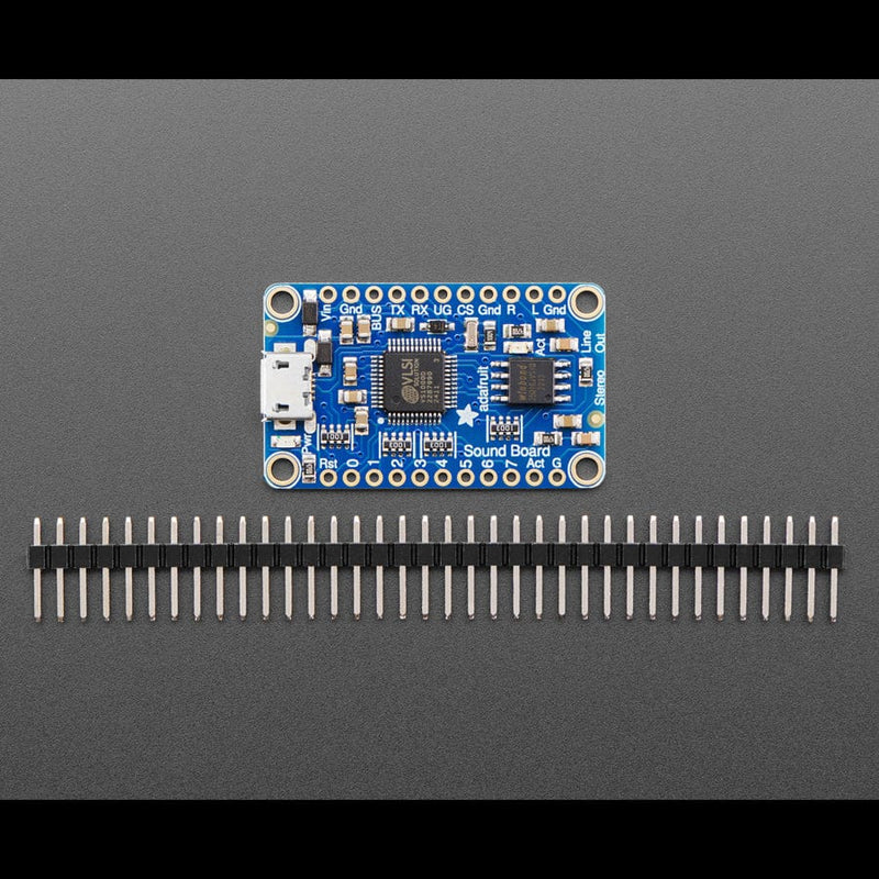 Adafruit Audio FX Mini Sound Board - WAV/OGG Trigger - 2MB Flash - The ...