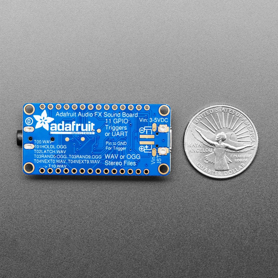 Adafruit Audio FX Sound Board - WAV/OGG Trigger with 16MB Flash - The Pi Hut