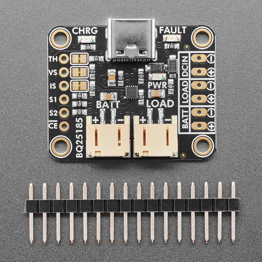 Adafruit bq25185 USB / DC / Solar Lithium Ion/Polymer Charger