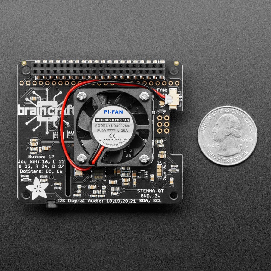 Adafruit BrainCraft HAT for Raspberry Pi - The Pi Hut