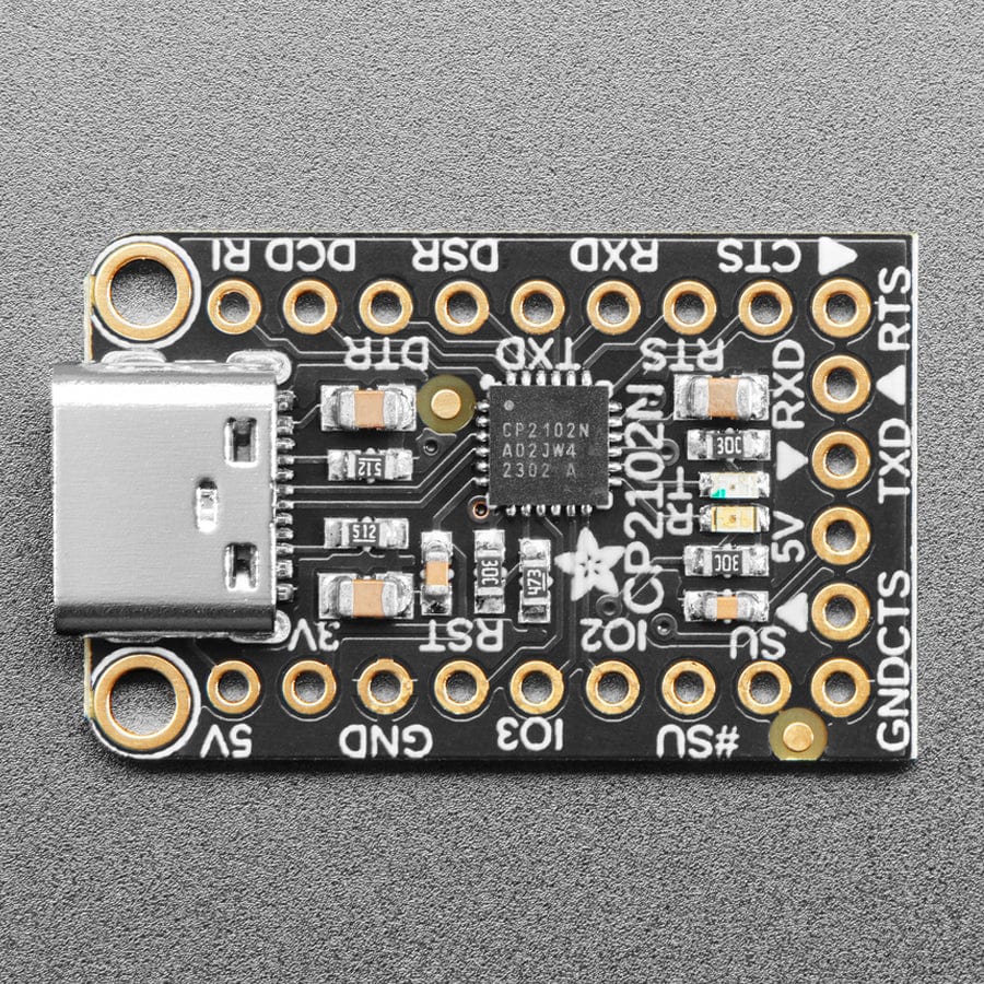 Adafruit CP2102N Friend - USB to Serial Converter - The Pi Hut