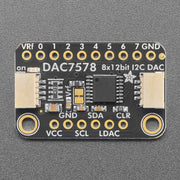 Adafruit DAC7578 - 8 x Channel 12-bit I2C DAC - STEMMA QT / Qwiic - The Pi Hut