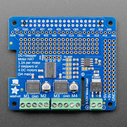 Adafruit DC & Stepper Motor HAT for Raspberry Pi - Mini Kit by Adafruit - The Pi Hut