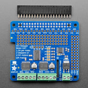 Adafruit DC & Stepper Motor HAT for Raspberry Pi - Mini Kit by Adafruit - The Pi Hut