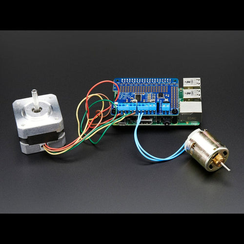 Adafruit DC & Stepper Motor HAT for Raspberry Pi - Mini Kit - The Pi Hut