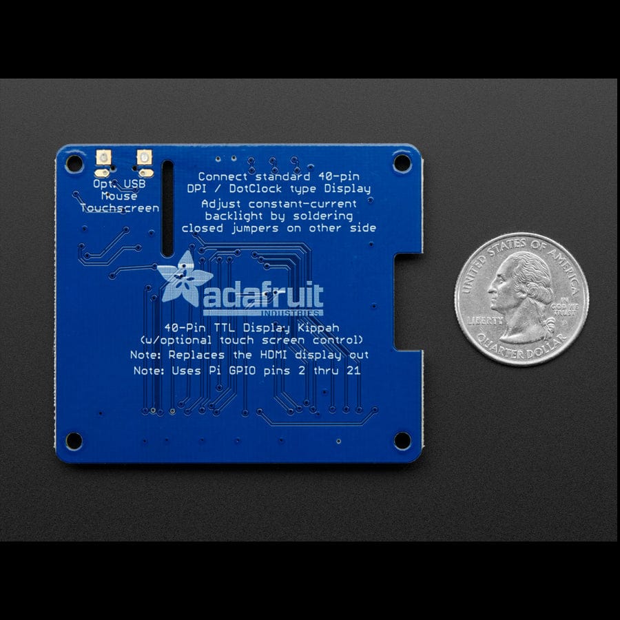 Adafruit DPI TFT Kippah for Raspberry Pi by Adafruit - The Pi Hut