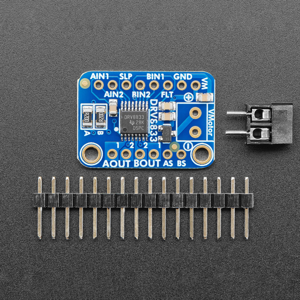 Adafruit DRV8833 DC/Stepper Motor Driver Breakout Board by Adafruit - The Pi Hut